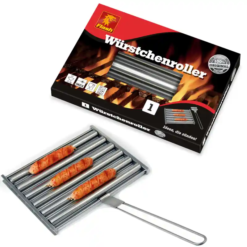 Grillwurstwender 6 Rollen