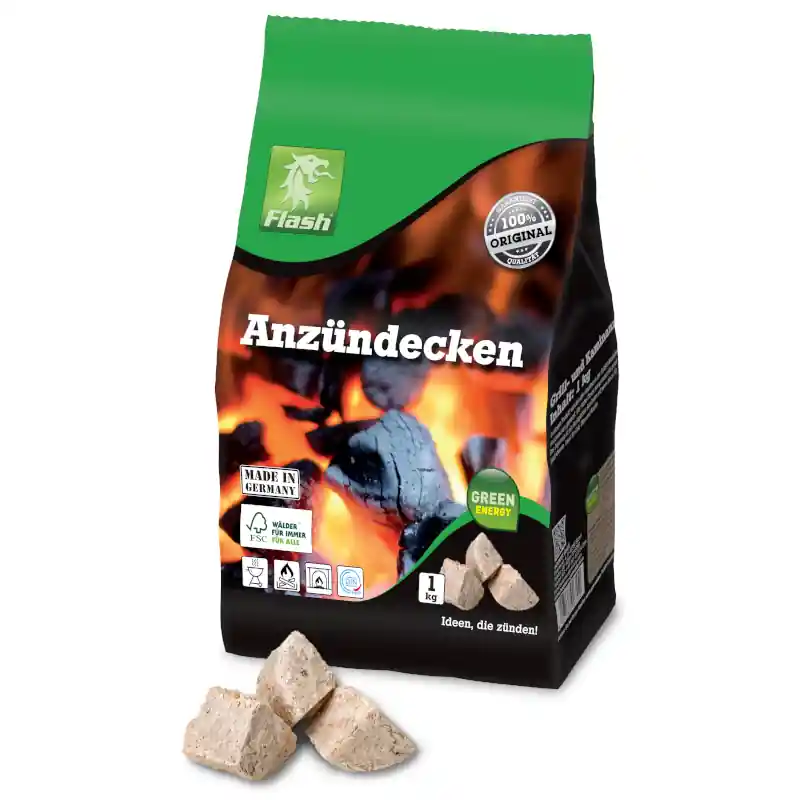 Anzündecken 1 kg Beutel