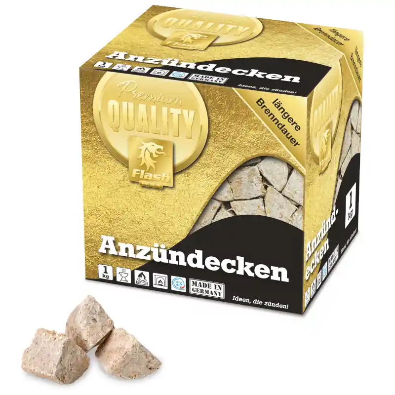 Anzündecken 1 kg Anzündwolle